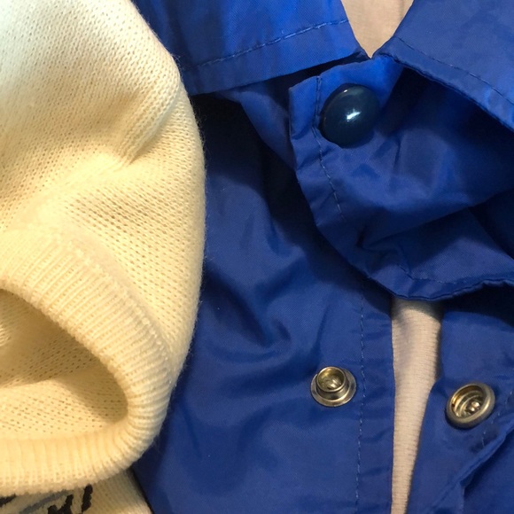 Vintage FORD MOTOR Size XL Blue Windbreaker Lined Snapfront Embroidered Logo NEW - Picture 10 of 10